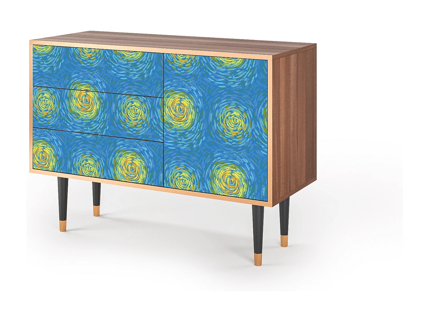Buffet - 115х84х41 cm - S3 - Van Gogh Lights, Noyer