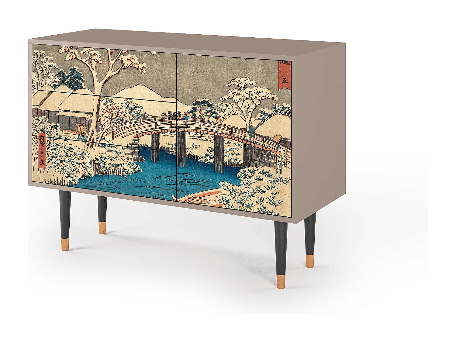 Buffet - 115х84х41 cm - S3 - Katabira River, Latte
