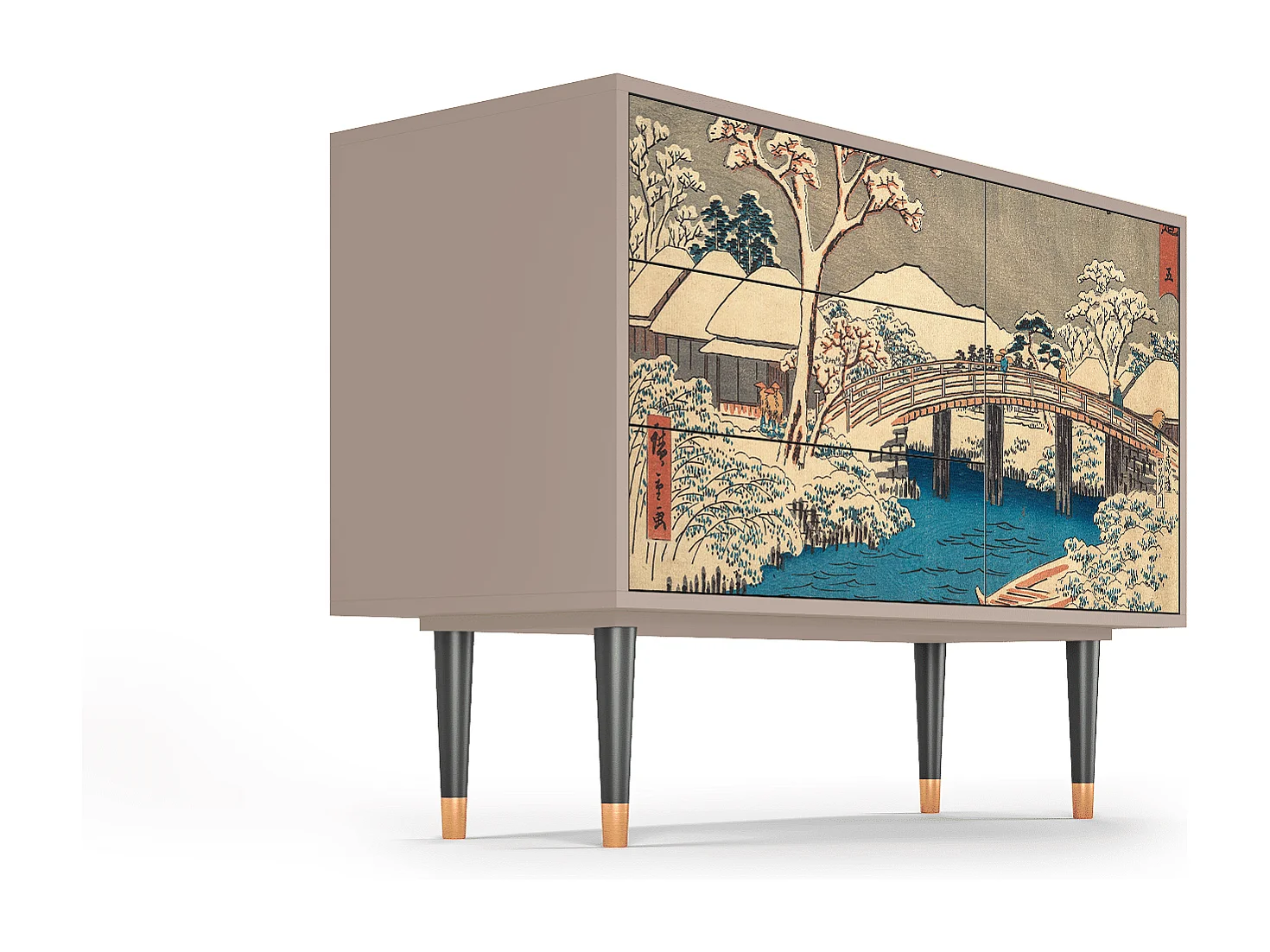 Buffet - 115х84х41 cm - S3 - Katabira River, Latte