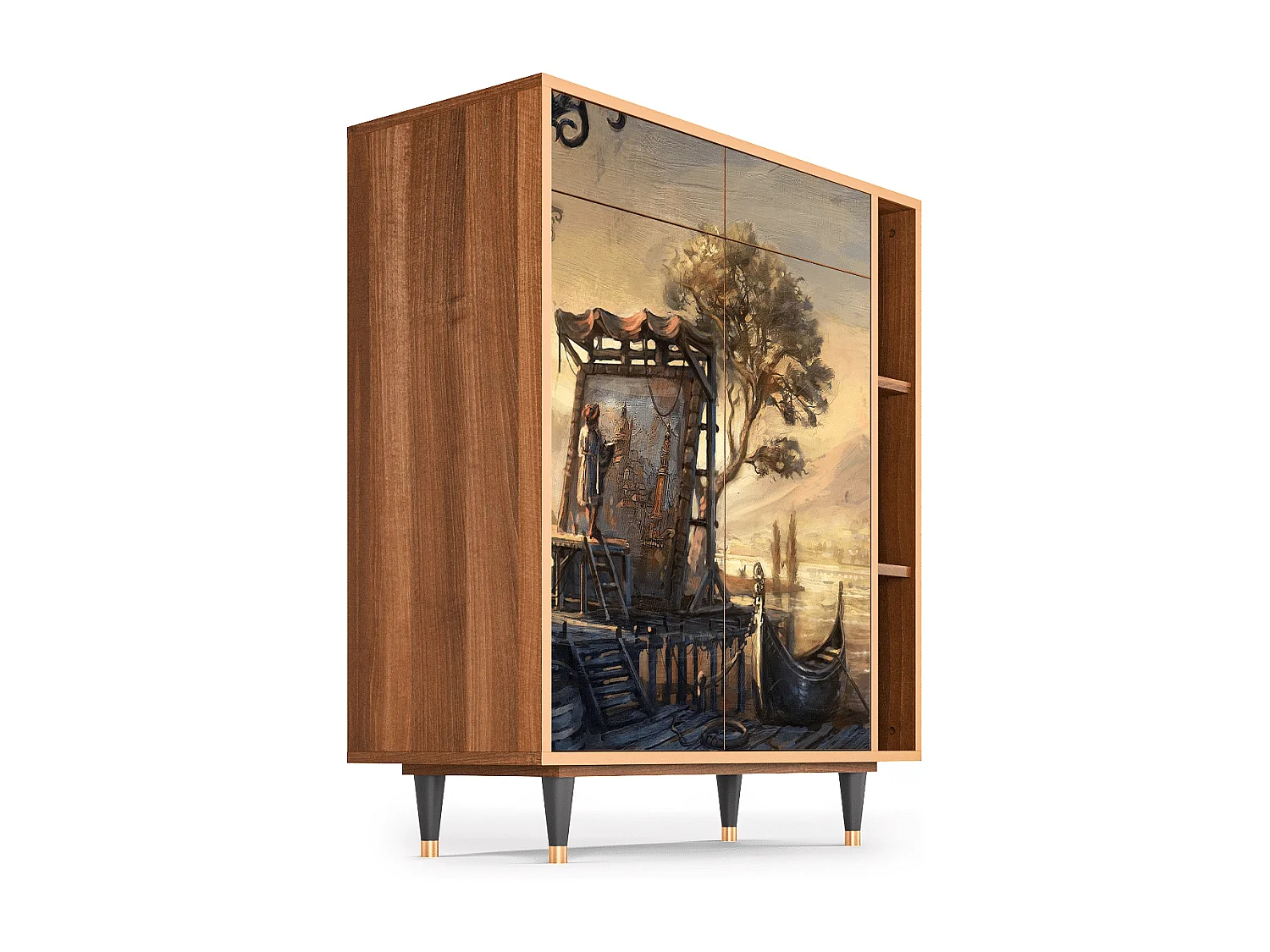 Aparador - 96х110х41 cm - BS6 - Venice, Nogueira