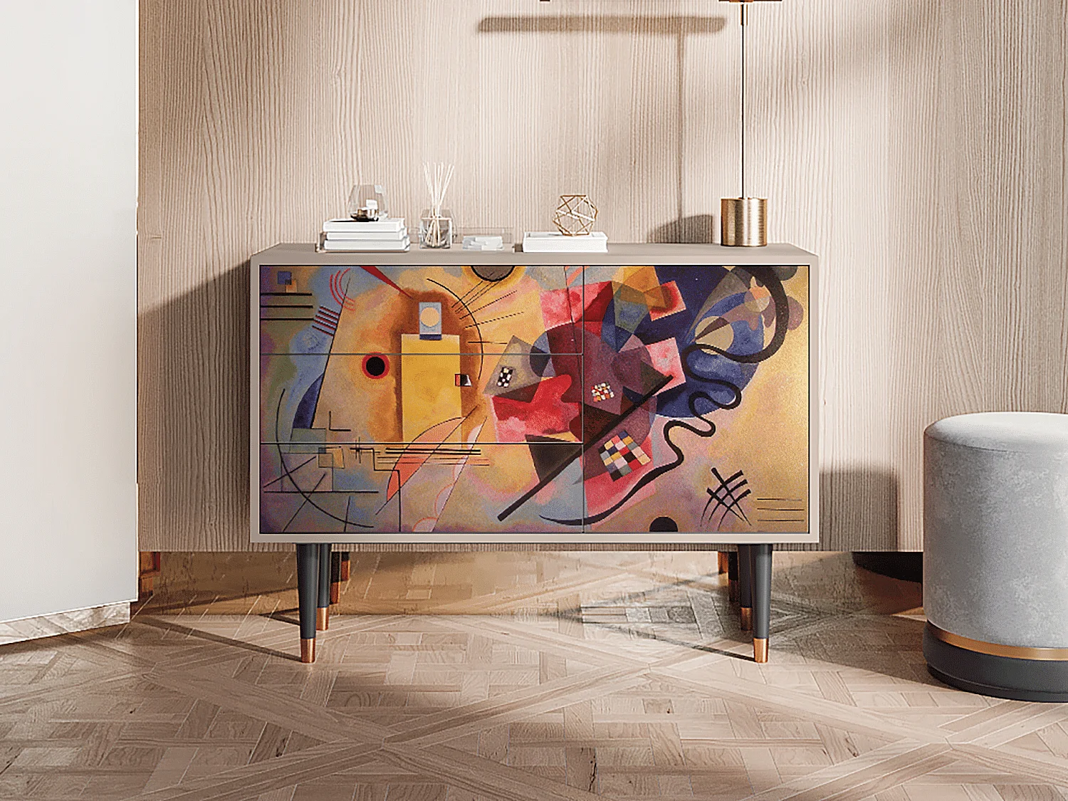 Buffet - 115х84х41 cm - S3 - Modern Art, Latte