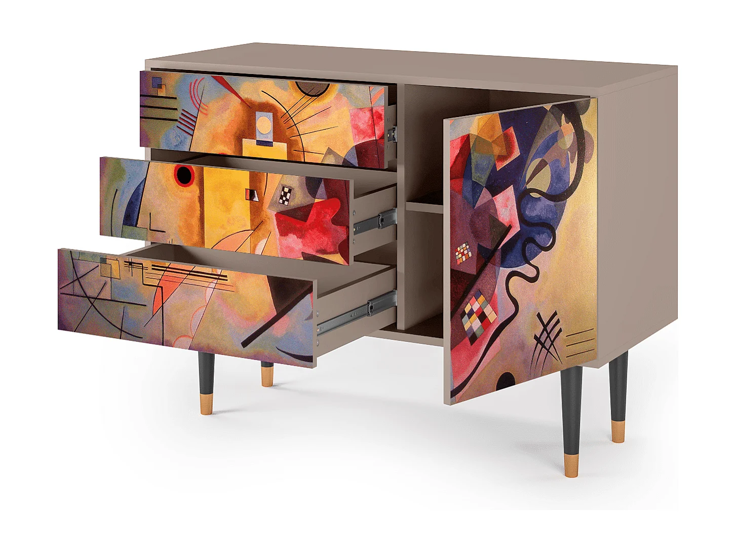 Buffet - 115х84х41 cm - S3 - Modern Art, Latte