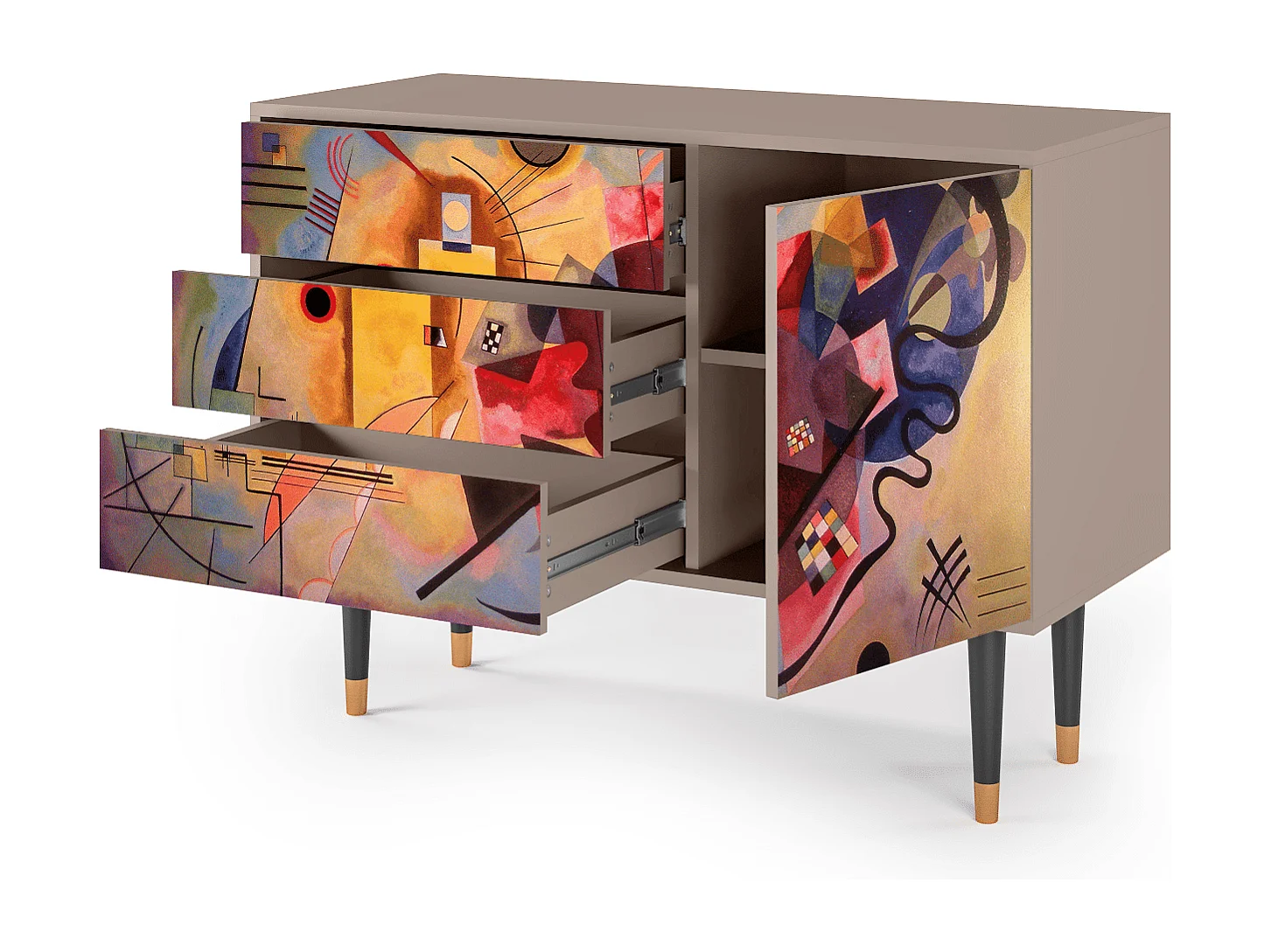 Credenza - 115х84х41 cm - S3 - Modern Art, Latte