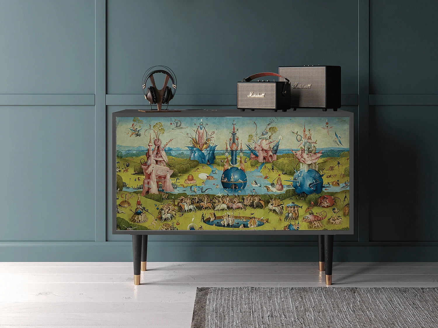 Sideboard - 115x85x48 cm - BS4 - The Garden 2 by Bosch, Anthrazit