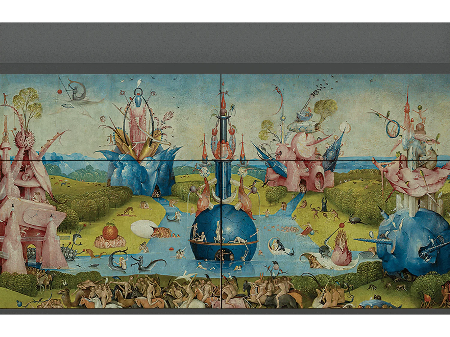 Kredens - 115x85x48 cm - BS4 - The Garden 2 by Bosch, Antracyt