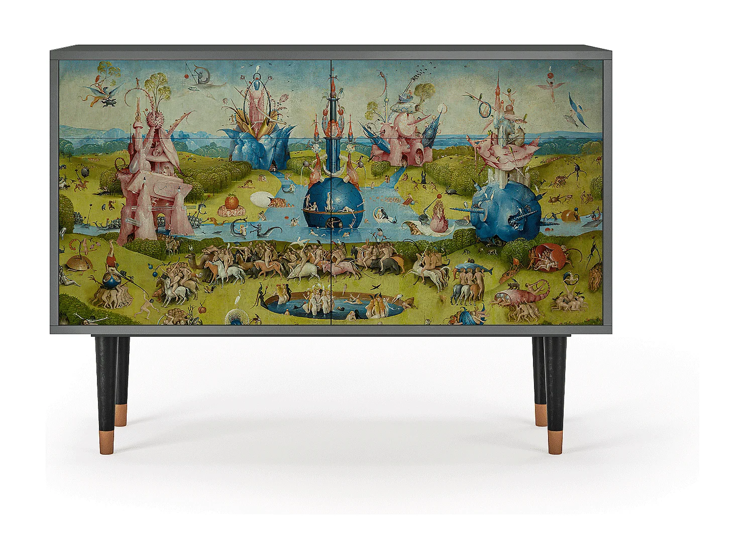 Kredens - 115x85x48 cm - BS4 - The Garden 2 by Bosch, Antracyt