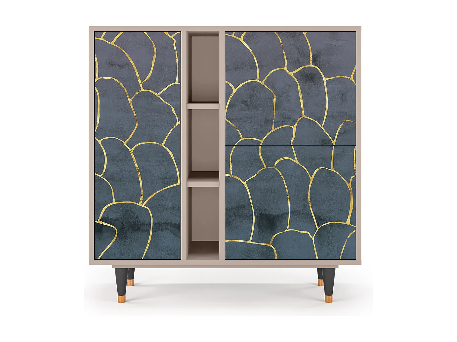 Dressoir - 94х96х41 cm - BS5 - Blue Lagoon, Latte