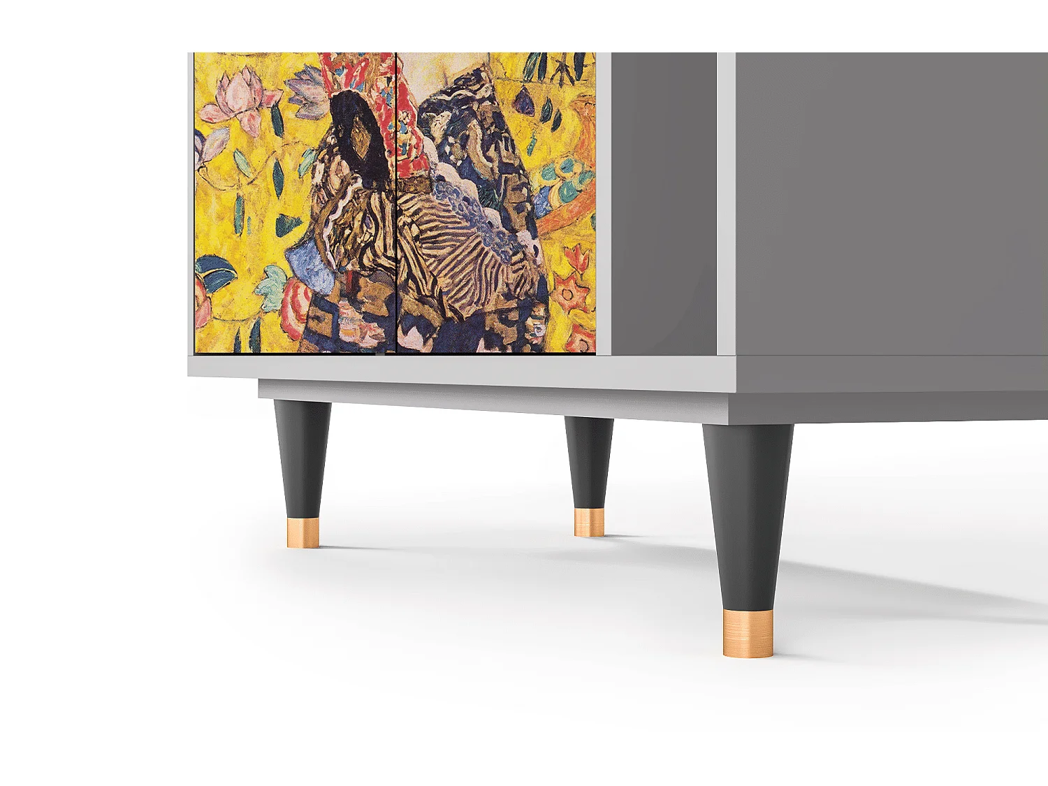 Buffet - 96х110х41 cm - BS6 - Lady with Fan by Klimt, Gris