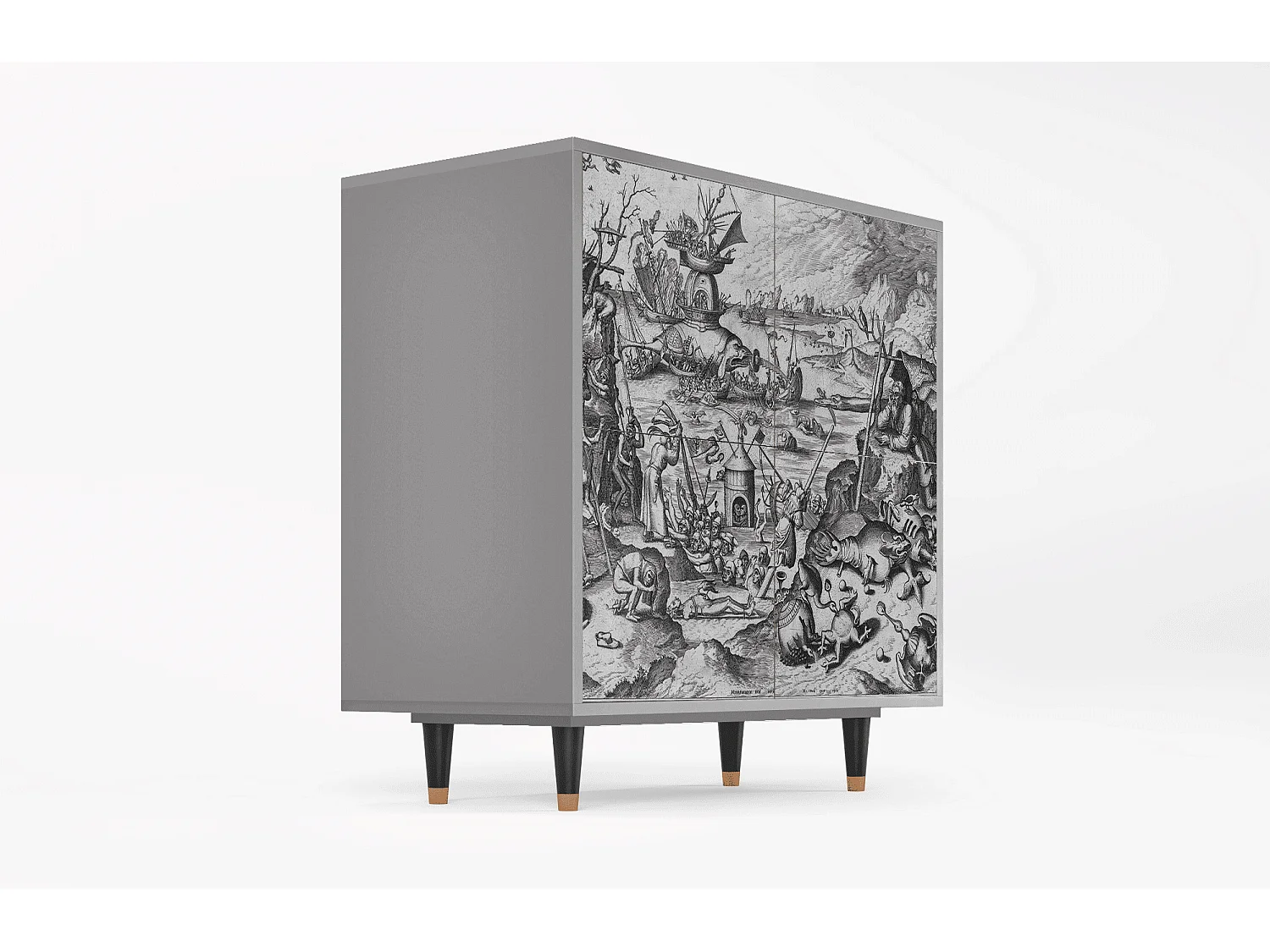 Credenza - 94x96x48 cm - BS3 - The Temptation, Grigio