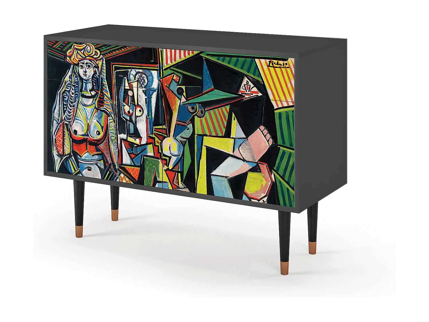 Buffet - 115x85x48 cm - BS4 - Women of Algiers, Anthracite