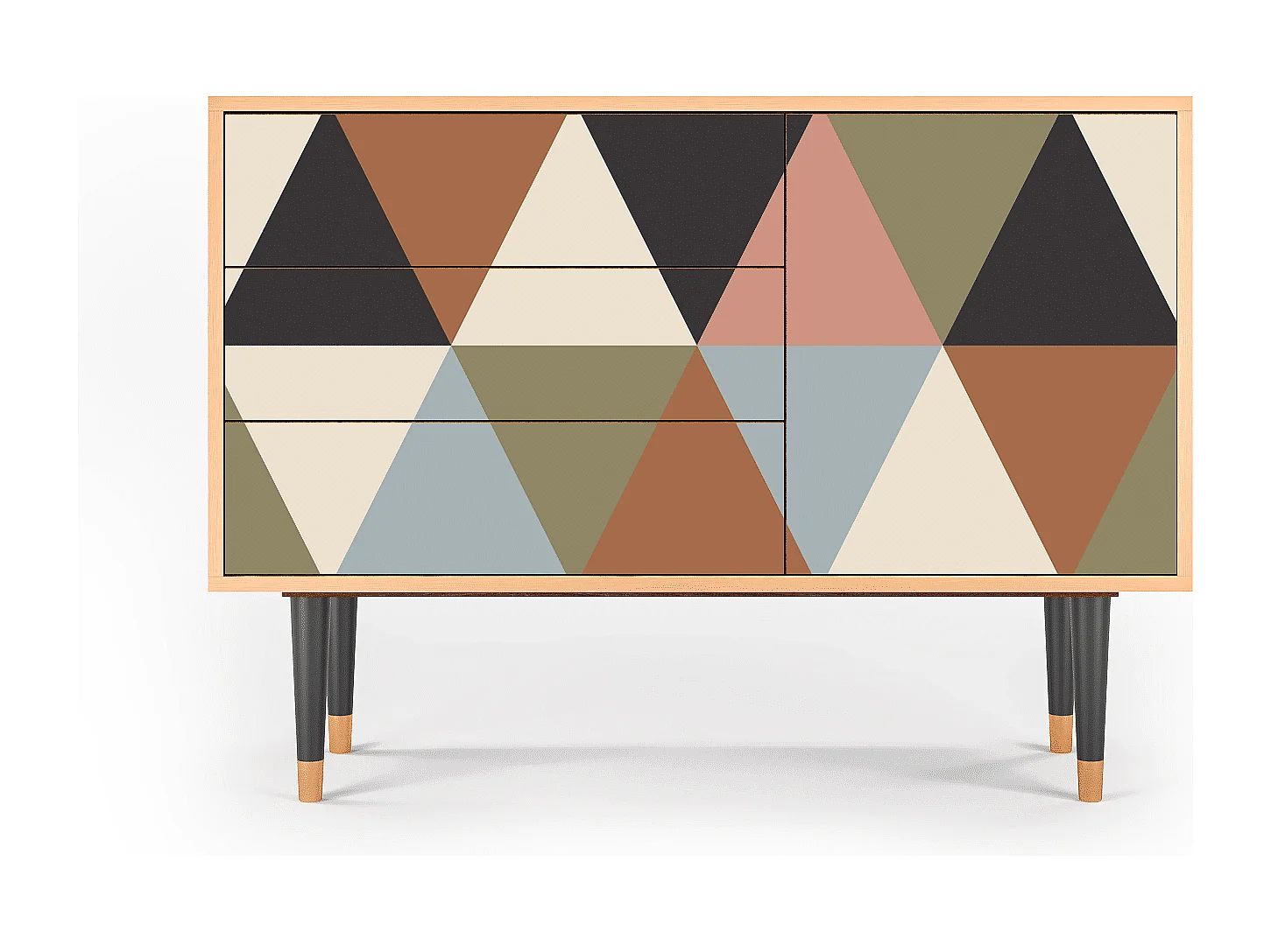 Buffet - 115х84х41 cm - S3 - Royal Triangles, Noyer