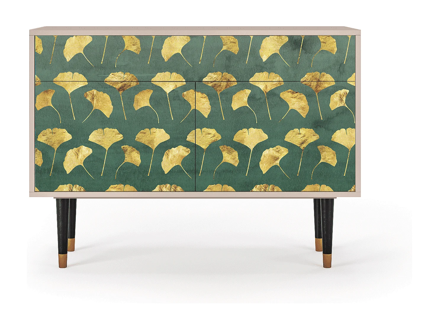 Credenza - 115x85x48 cm - BS4 - Gingko leaves, Latte