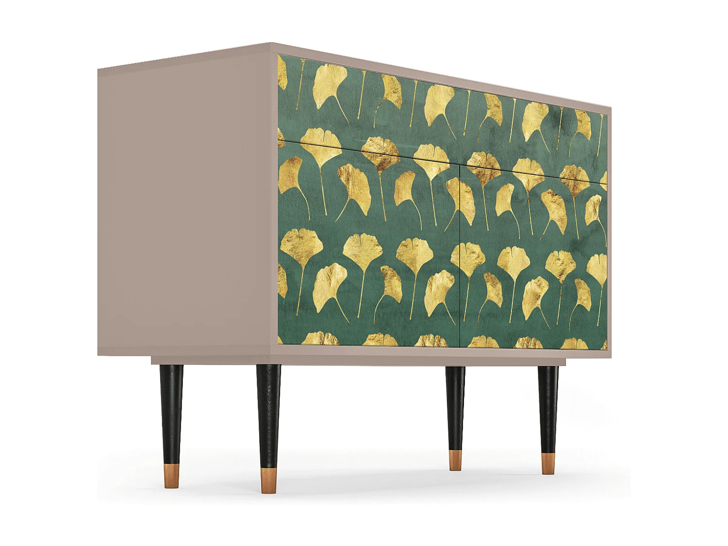 Credenza - 115x85x48 cm - BS4 - Gingko leaves, Latte