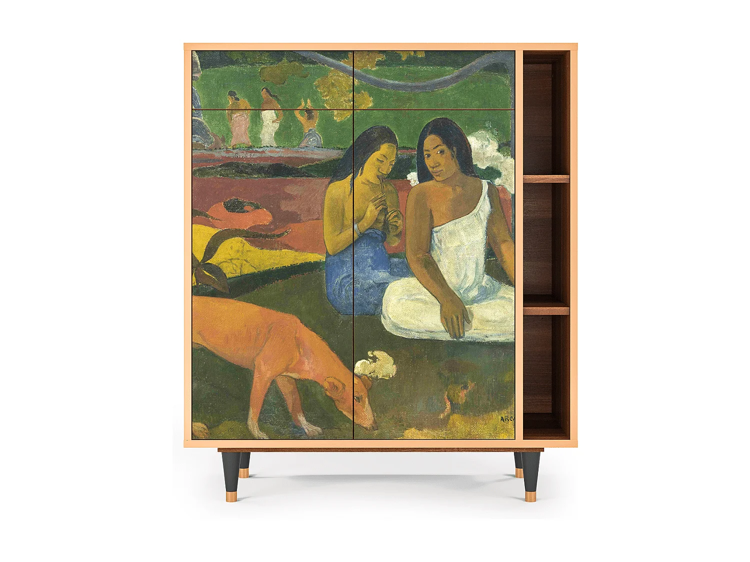 Kredens - 96х110х41 cm - BS6 - Arearea , Orzech