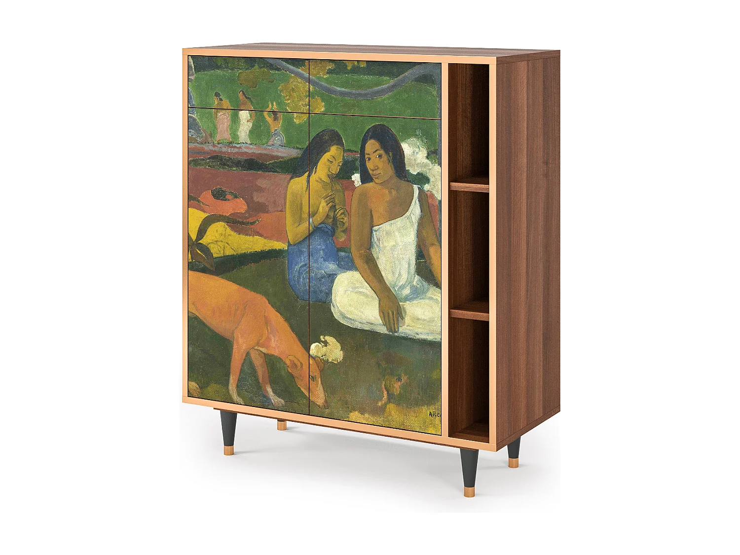 Kredens - 96х110х41 cm - BS6 - Arearea , Orzech