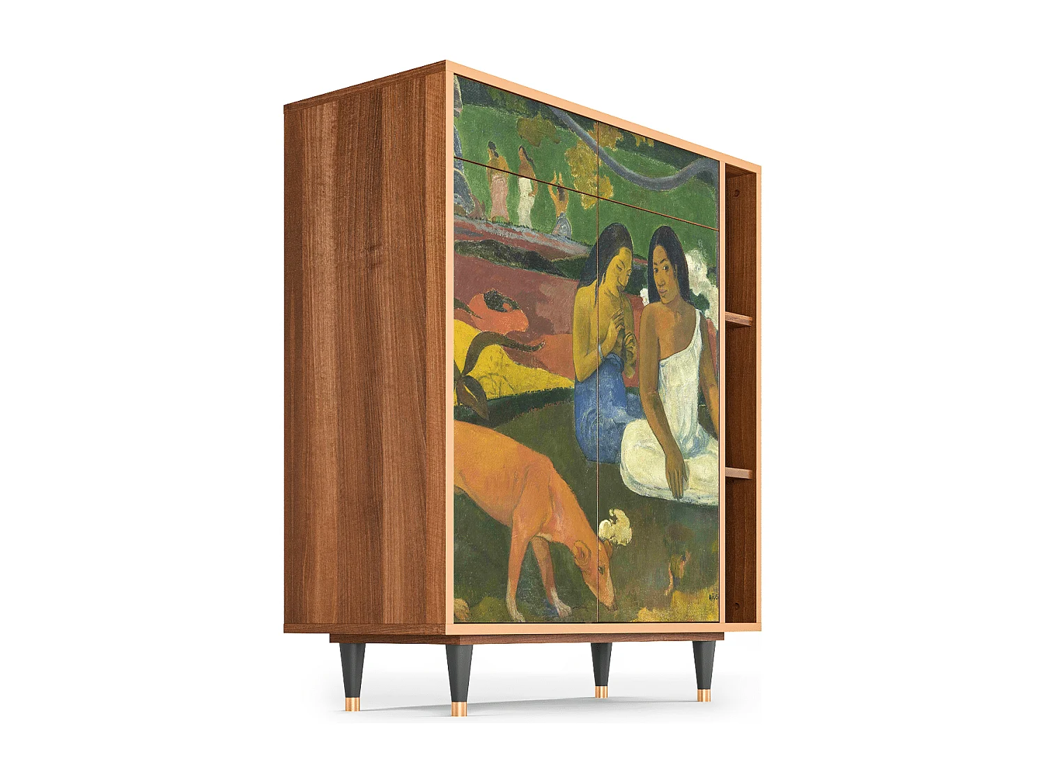 Kredens - 96х110х41 cm - BS6 - Arearea , Orzech