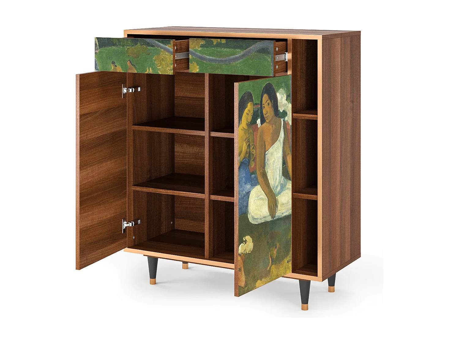 Kredens - 96х110х41 cm - BS6 - Arearea , Orzech