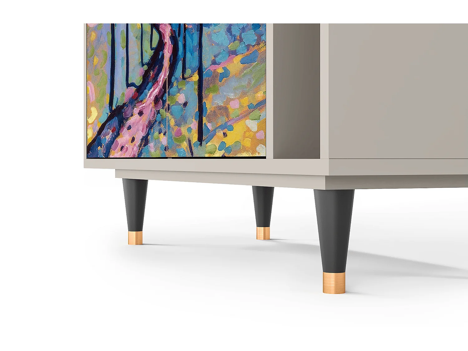 Credenza - 96х110х41 cm - BS6 - Winter Landscape, Sabbia