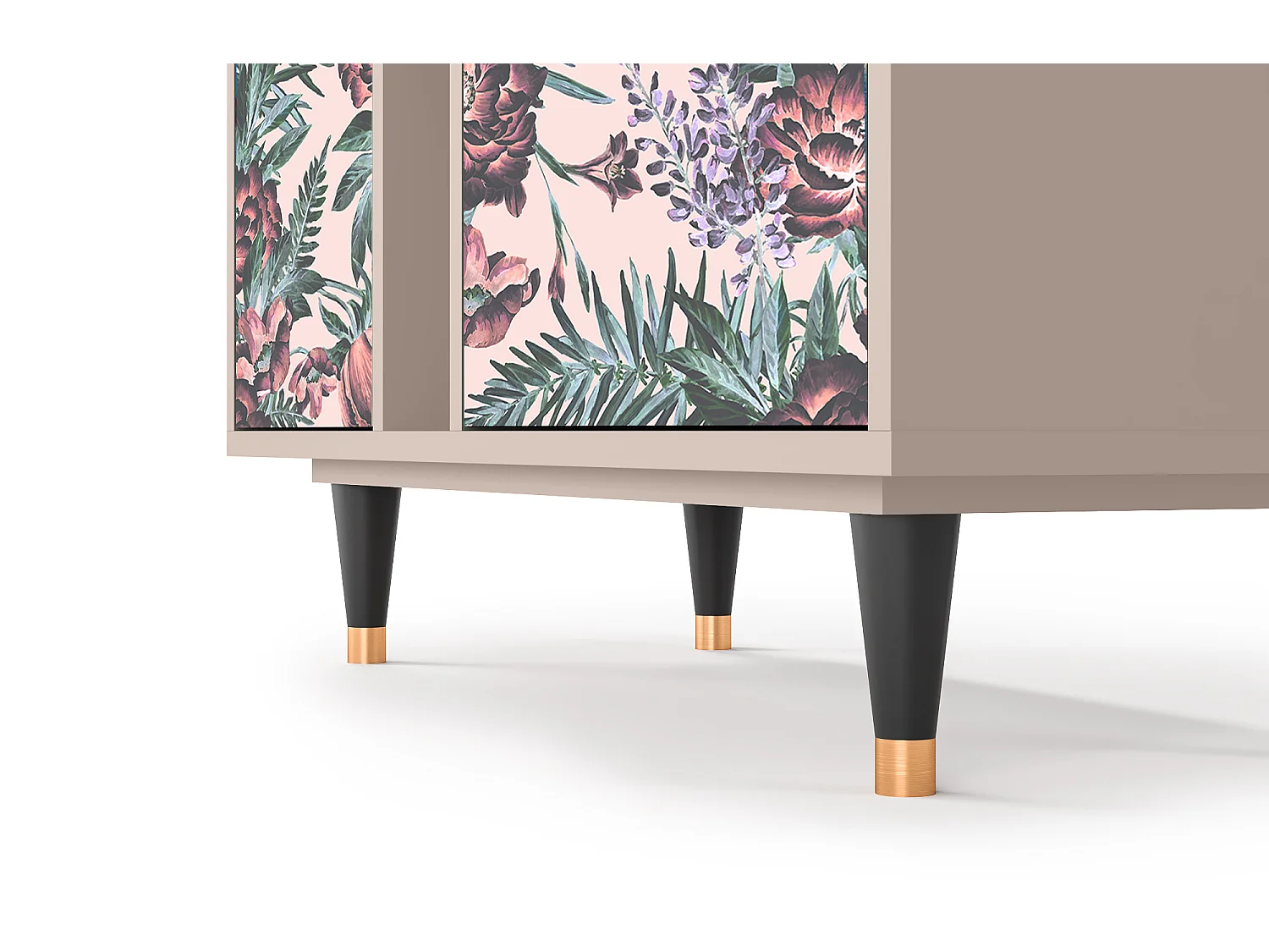 Buffet - 94х96х41 cm - BS5 - Peach Peonies, Latte