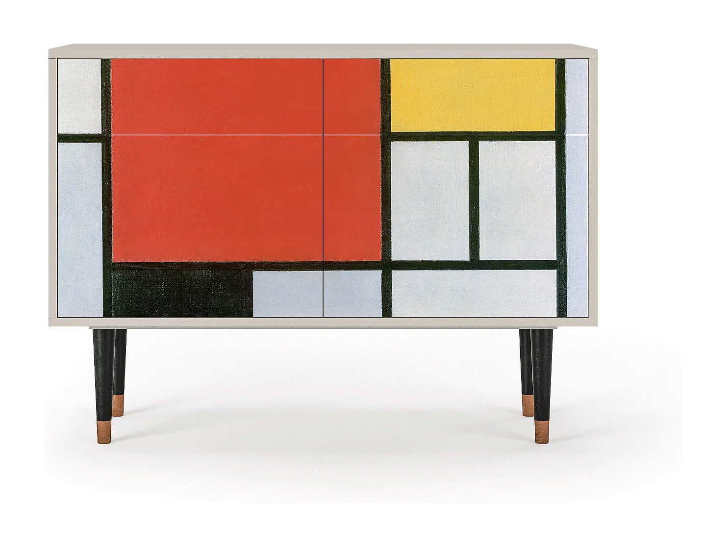 Dressoir - 115x85x48 cm - BS4 - Composition, Zand