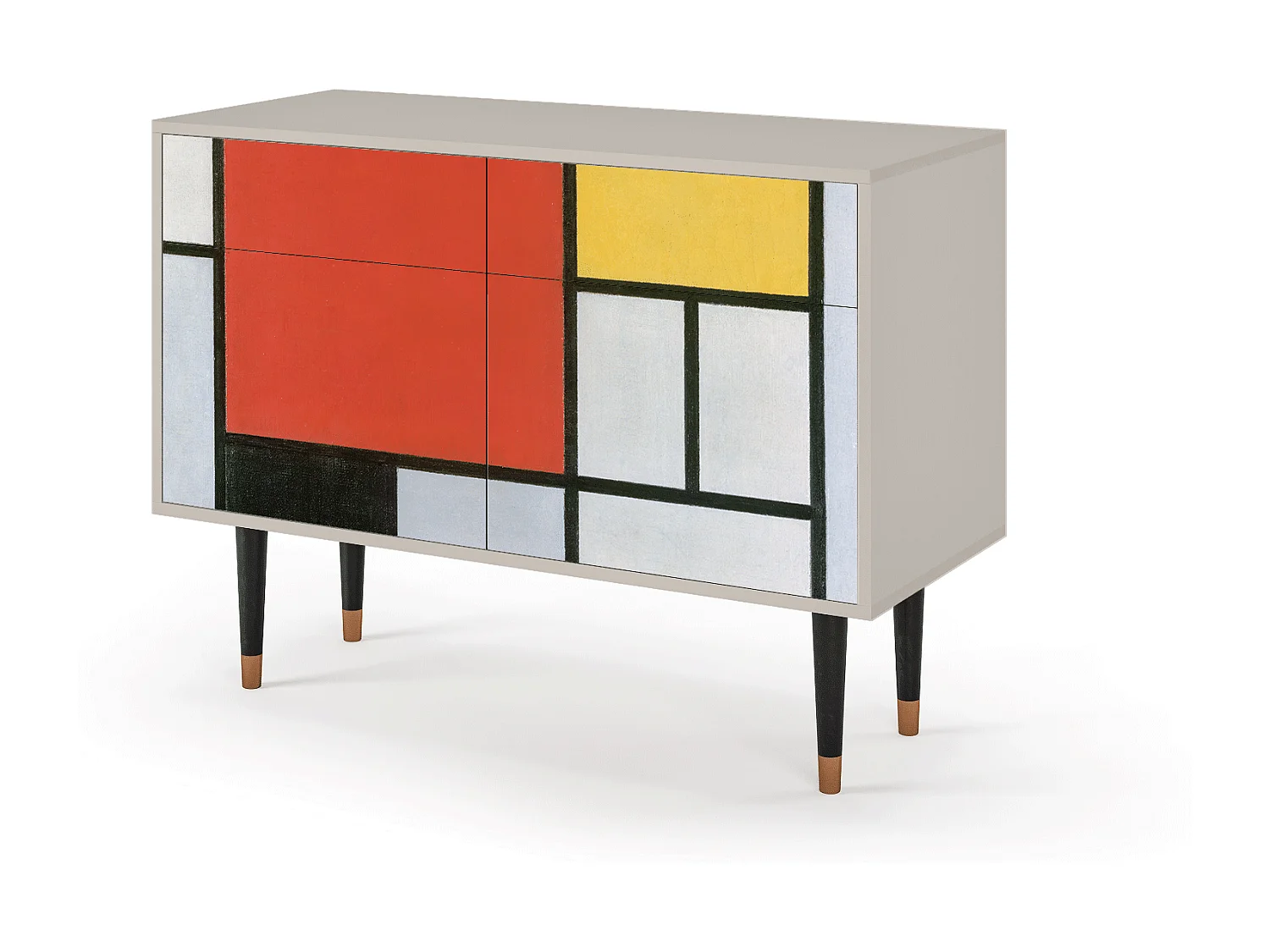 Dressoir - 115x85x48 cm - BS4 - Composition, Zand