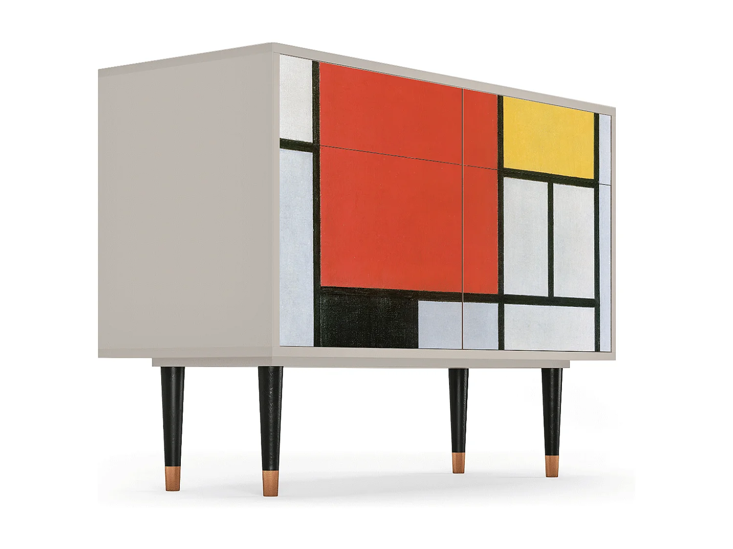 Dressoir - 115x85x48 cm - BS4 - Composition, Zand