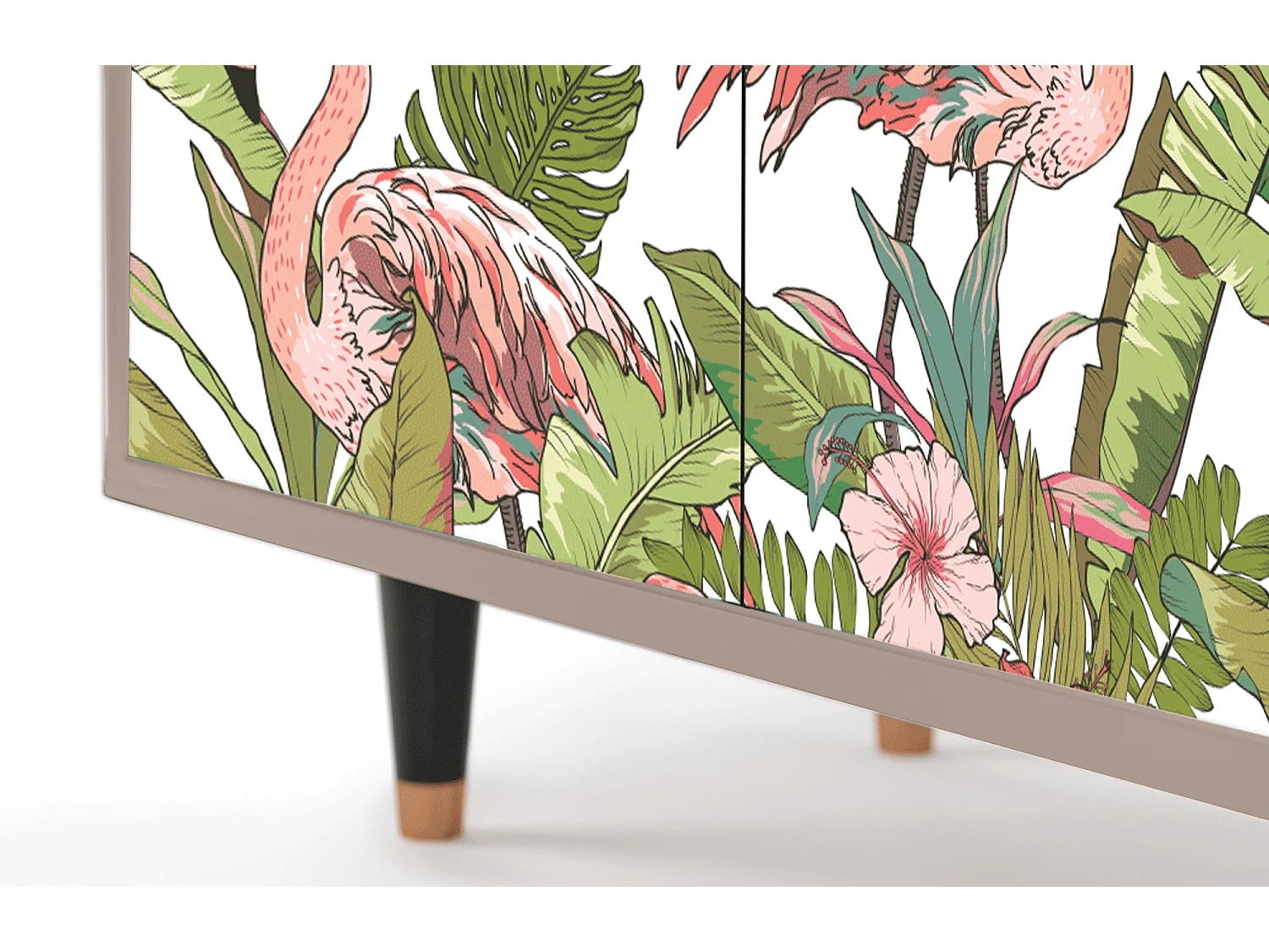 Buffet - 94x96x48 cm - BS3 - Sweet Flamingo, Latte