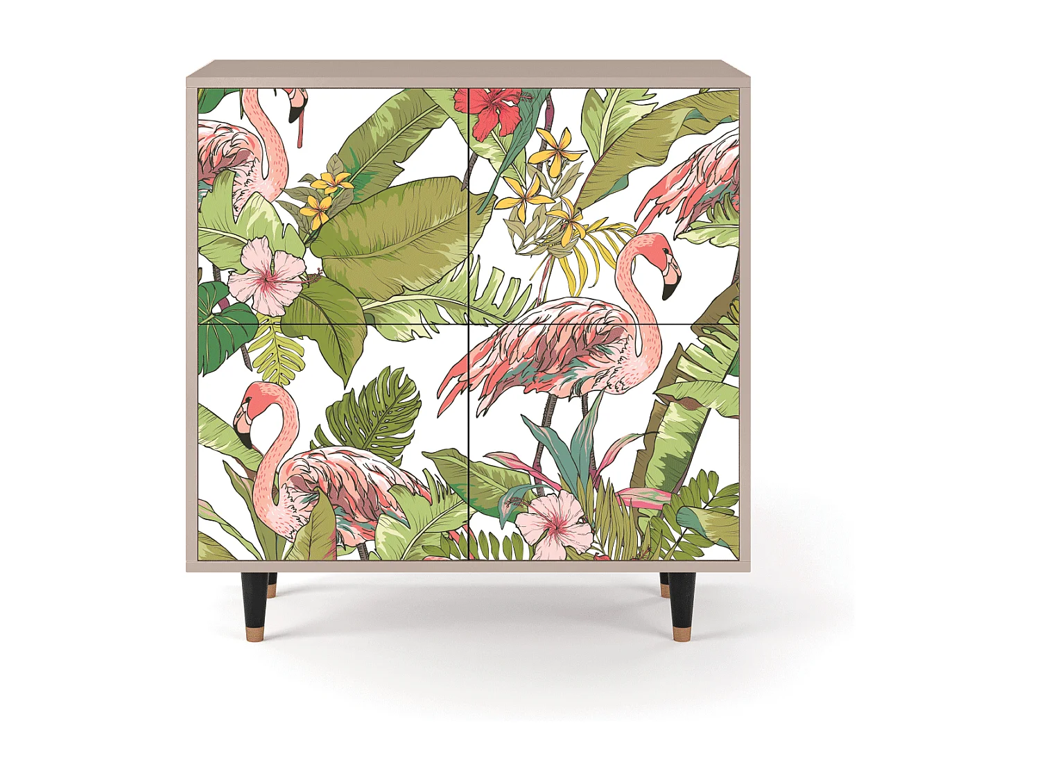 Sideboard - 94x96x48 cm - BS3 - Sweet Flamingo, Latte