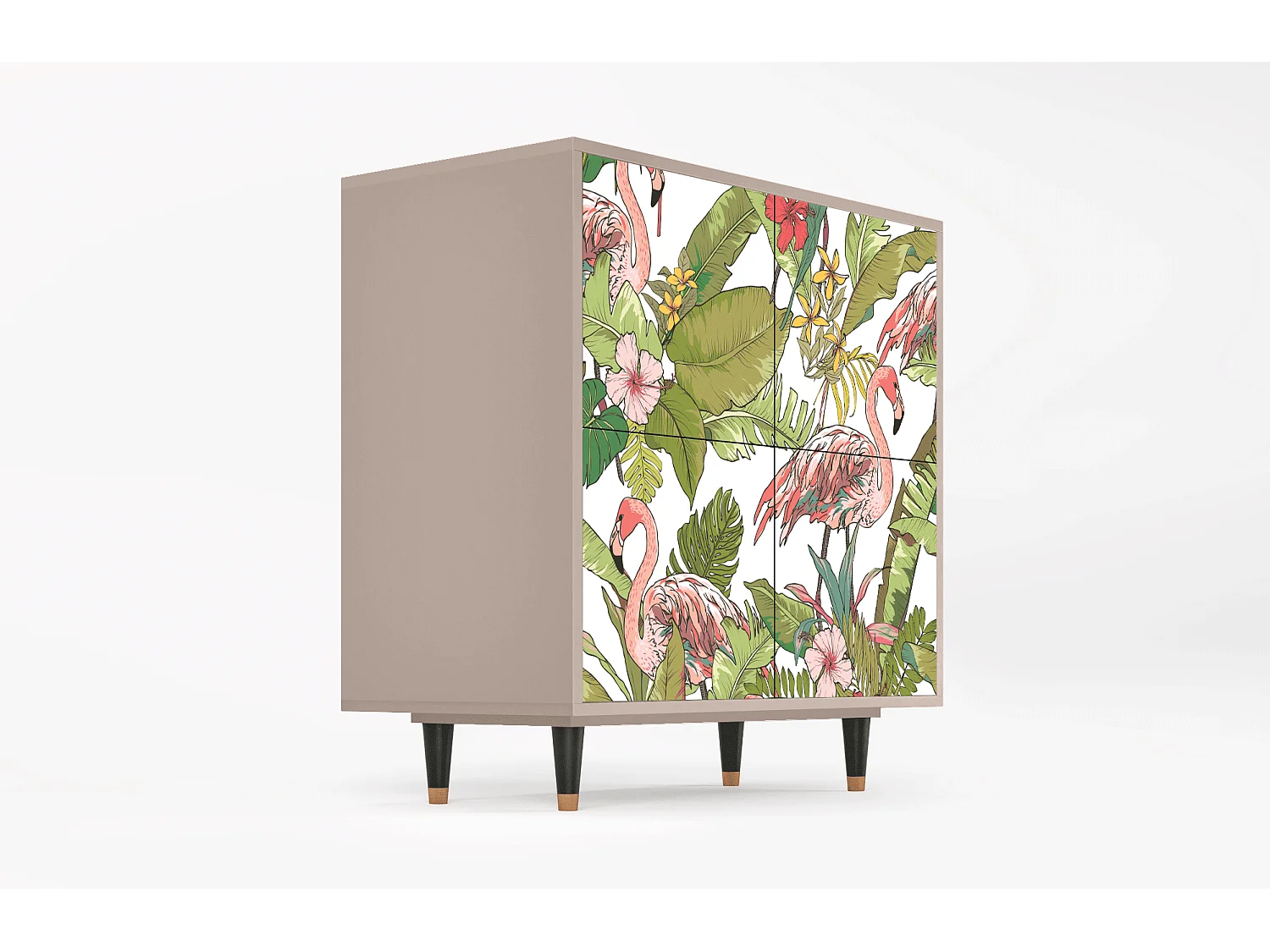 Sideboard - 94x96x48 cm - BS3 - Sweet Flamingo, Latte