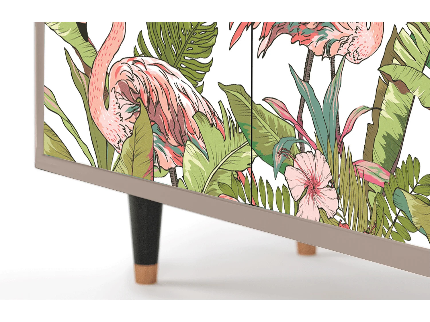 Sideboard - 94x96x48 cm - BS3 - Sweet Flamingo, Latte