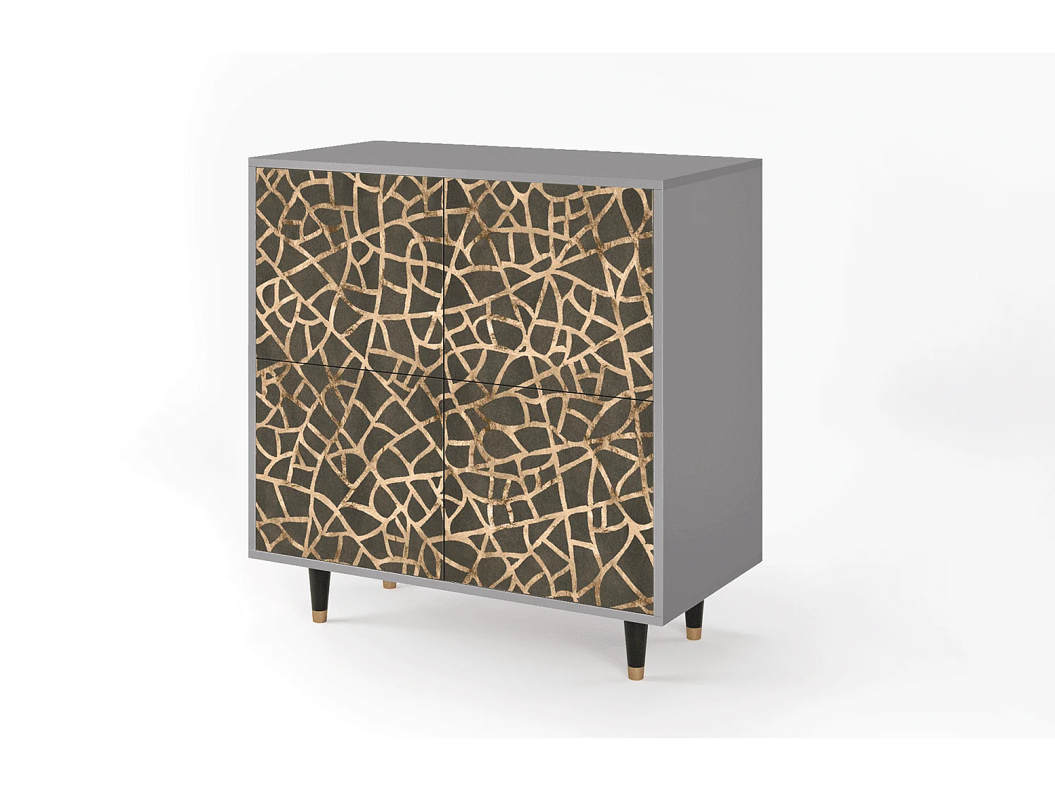 Credenza - 94x96x48 cm - BS3 - Enlarged Leaf, Grigio