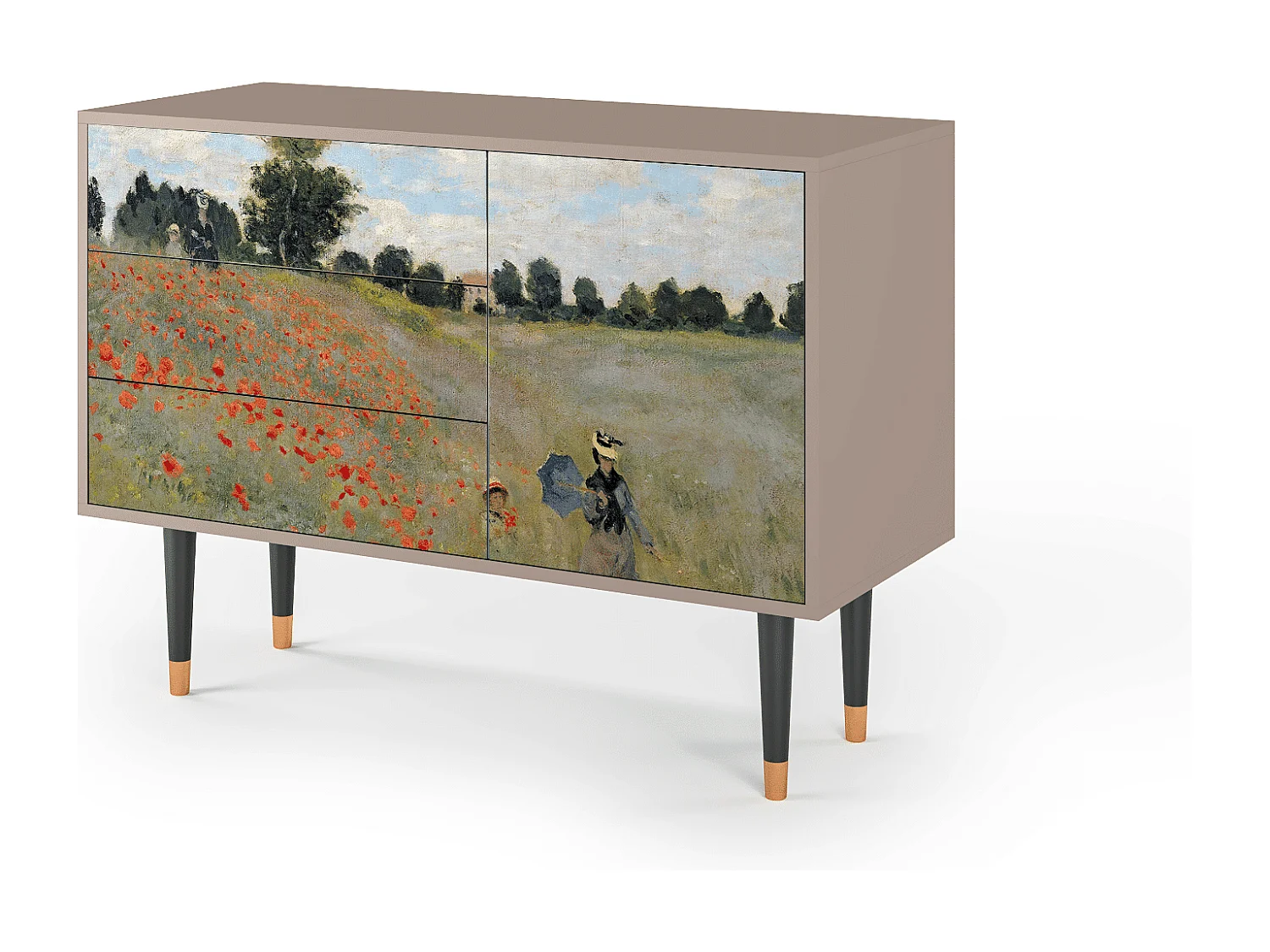 Buffet - 115х84х41 cm - S3 - The Poppy Field   , Latte