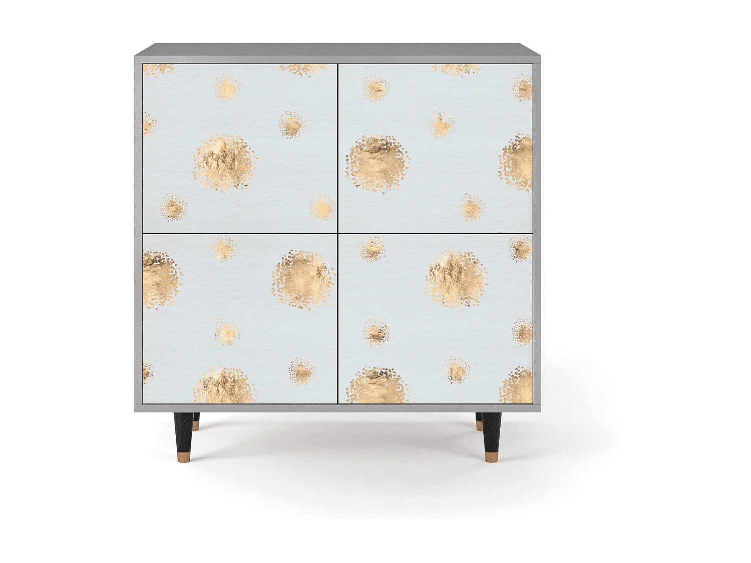 Aparador - 94x96x48 cm - BS3 - Sky Latte, Cinza