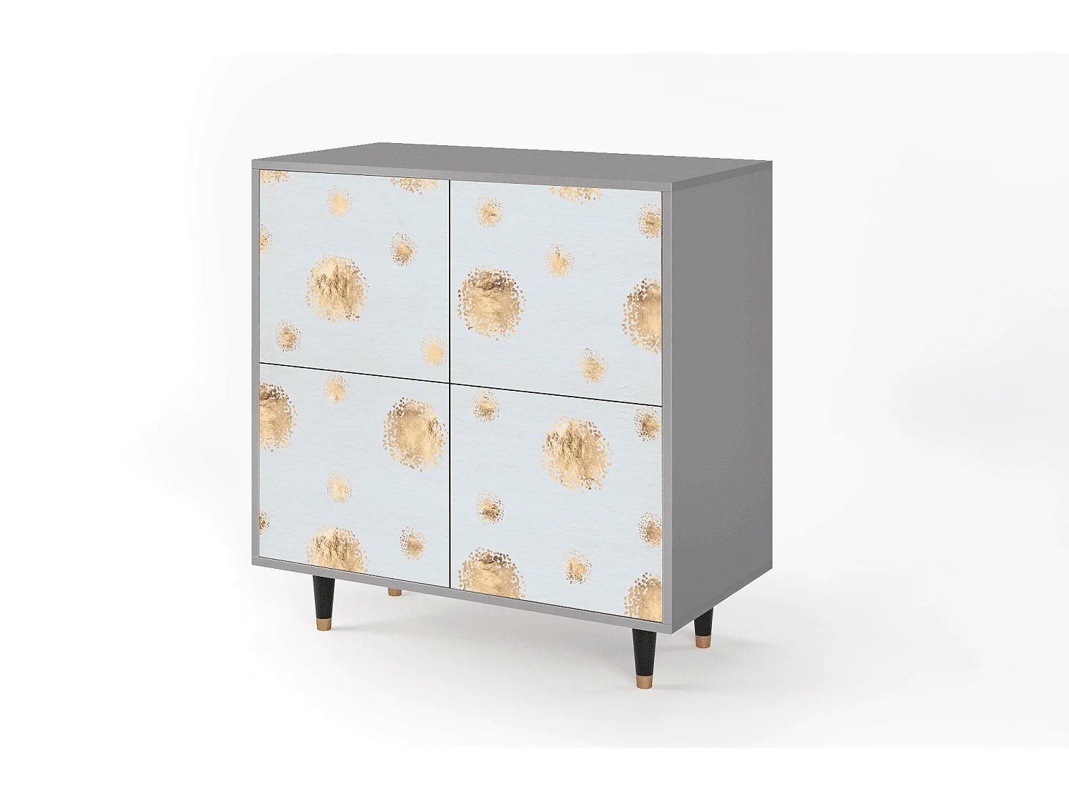 Aparador - 94x96x48 cm - BS3 - Sky Latte, Cinza