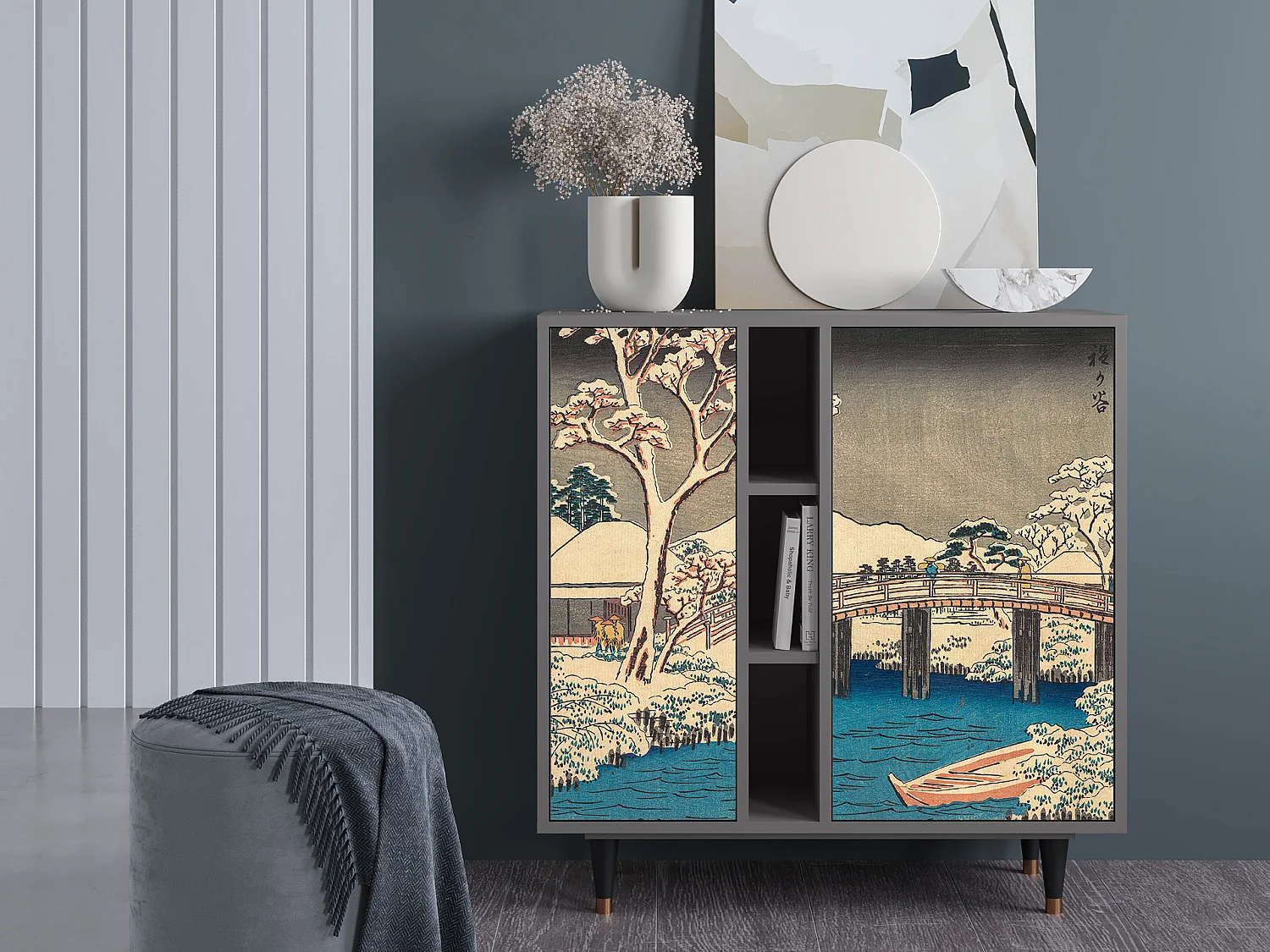 Dressoir - 94х96х41 cm - BS5 - Katabira River, Grijs