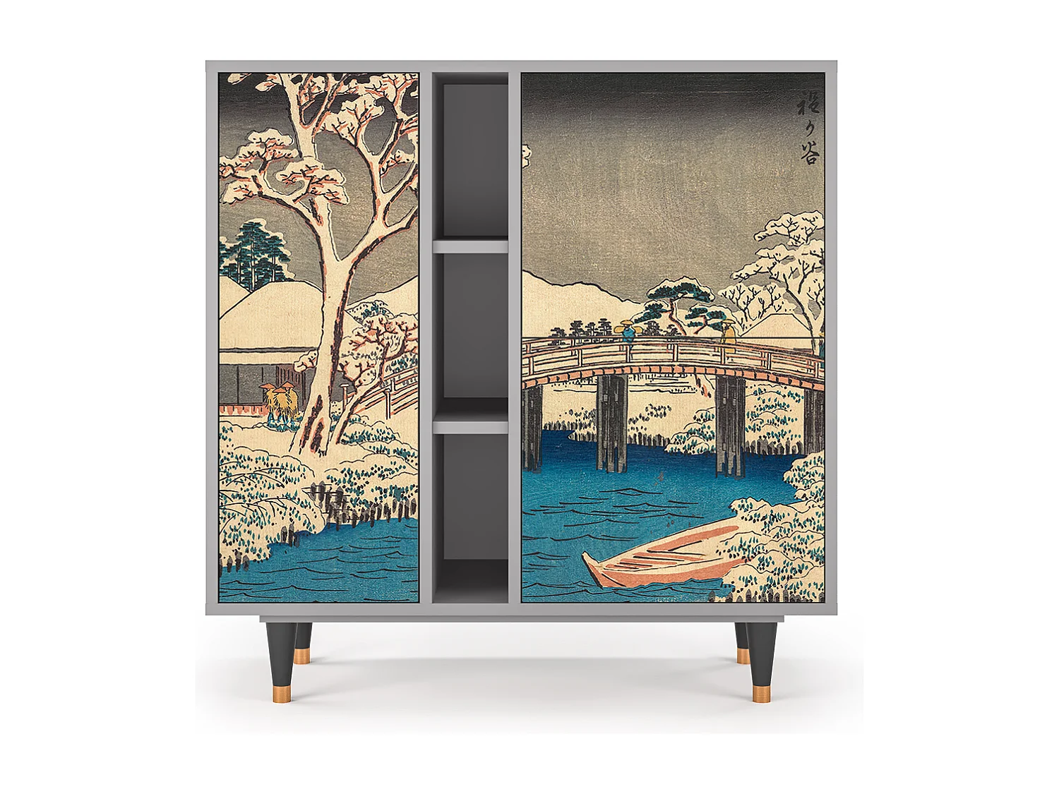 Dressoir - 94х96х41 cm - BS5 - Katabira River, Grijs