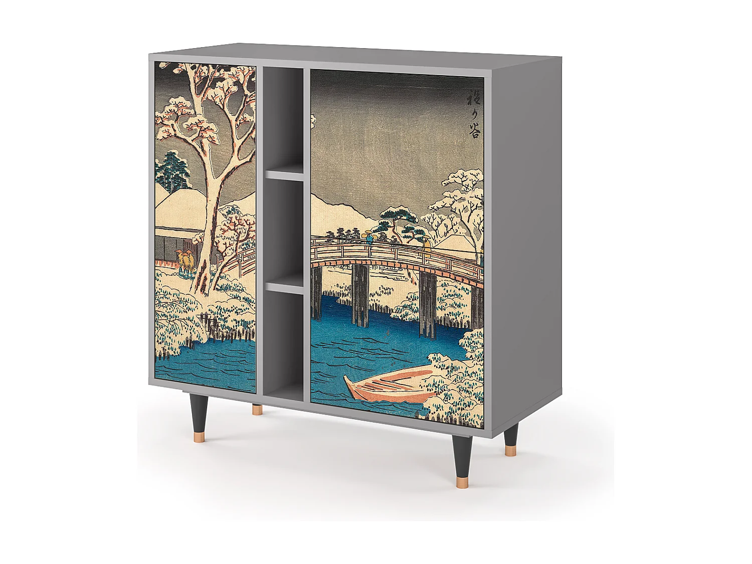 Dressoir - 94х96х41 cm - BS5 - Katabira River, Grijs