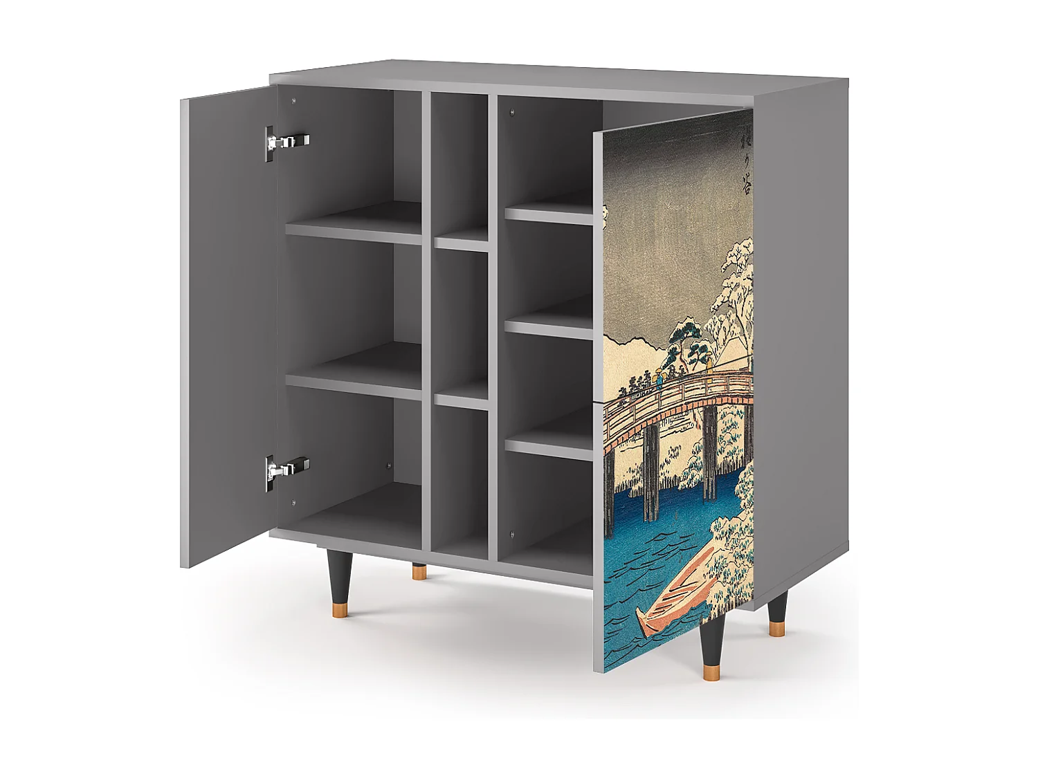 Dressoir - 94х96х41 cm - BS5 - Katabira River, Grijs