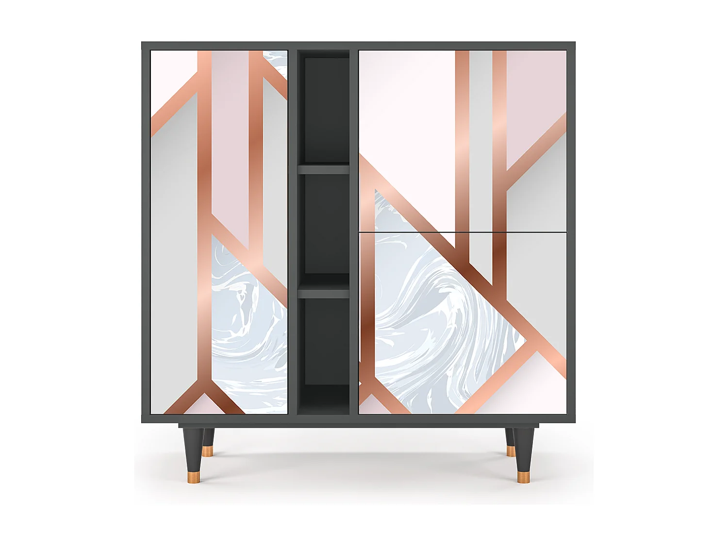 Buffet - 94х96х41 cm - BS5 - Champagne Story, Anthracite