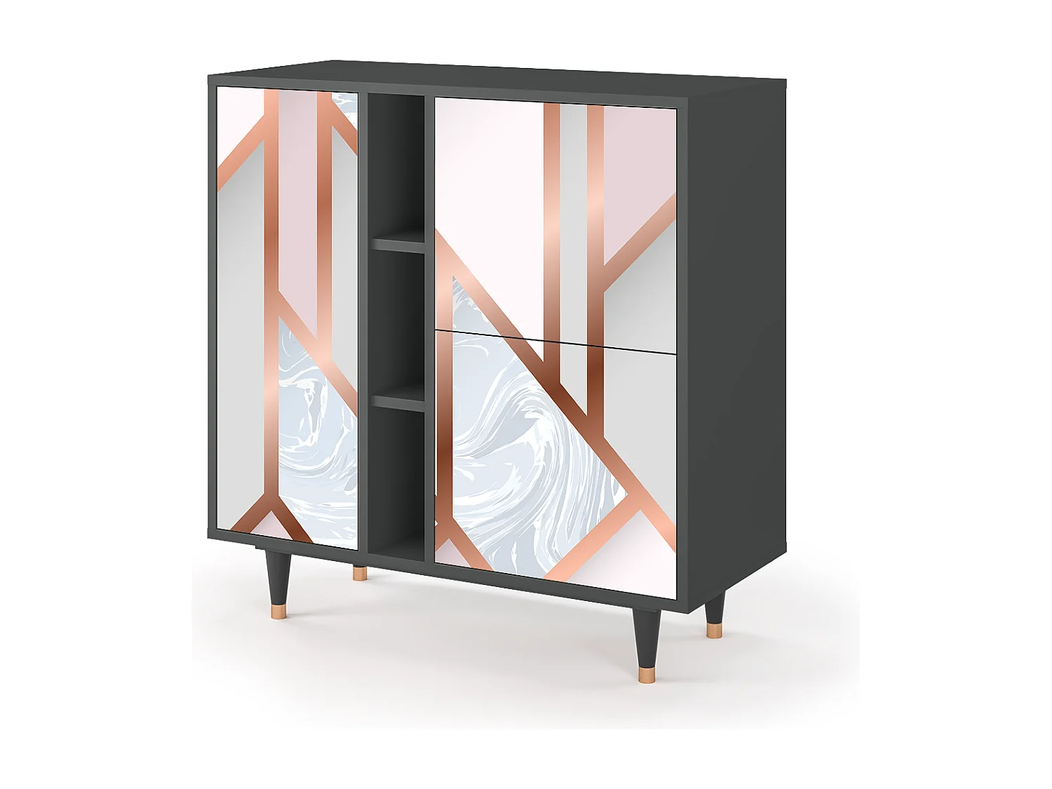 Buffet - 94х96х41 cm - BS5 - Champagne Story, Anthracite