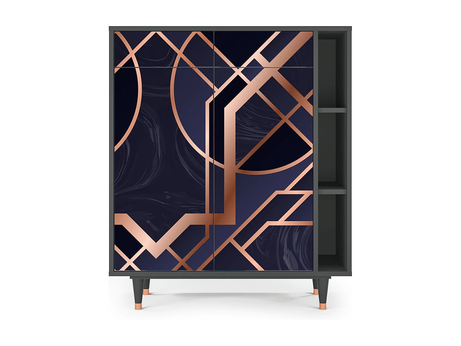 Buffet - 96х110х41 cm - BS6 - Purple Temple, Anthracite