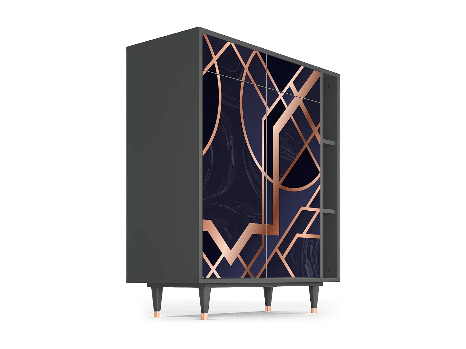 Credenza - 96х110х41 cm - BS6 - Purple Temple, Antracite