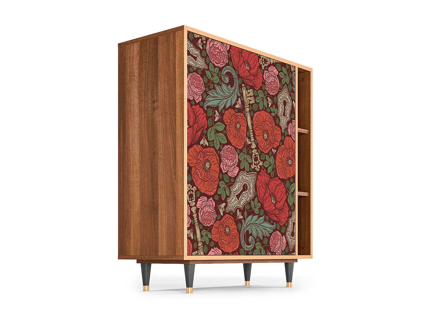 Buffet - 96х110х41 cm - BS6 - Poppy Garden, Noyer