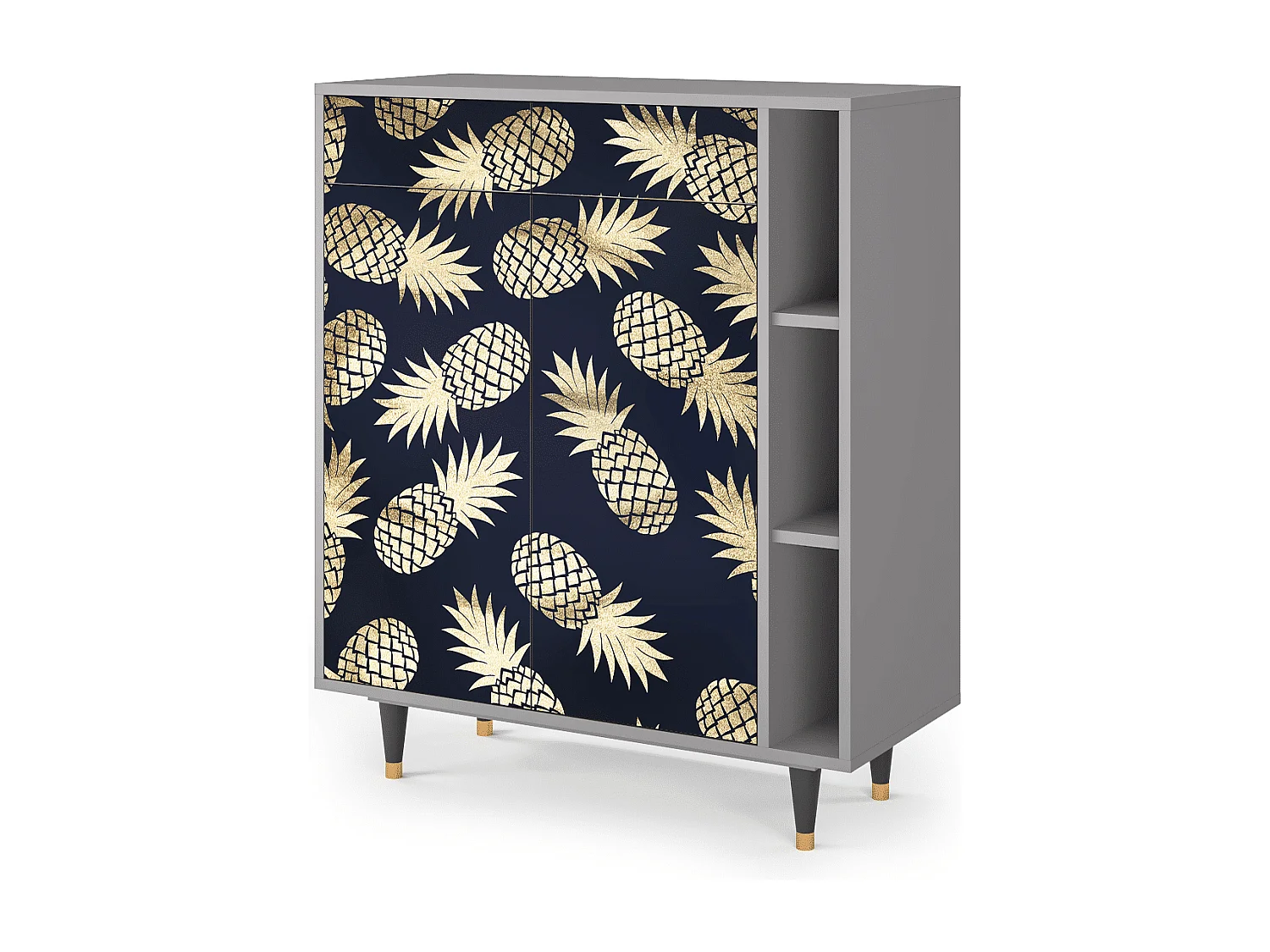 Buffet - 96х110х41 cm - BS6 - Sunny Pineaple, Gris