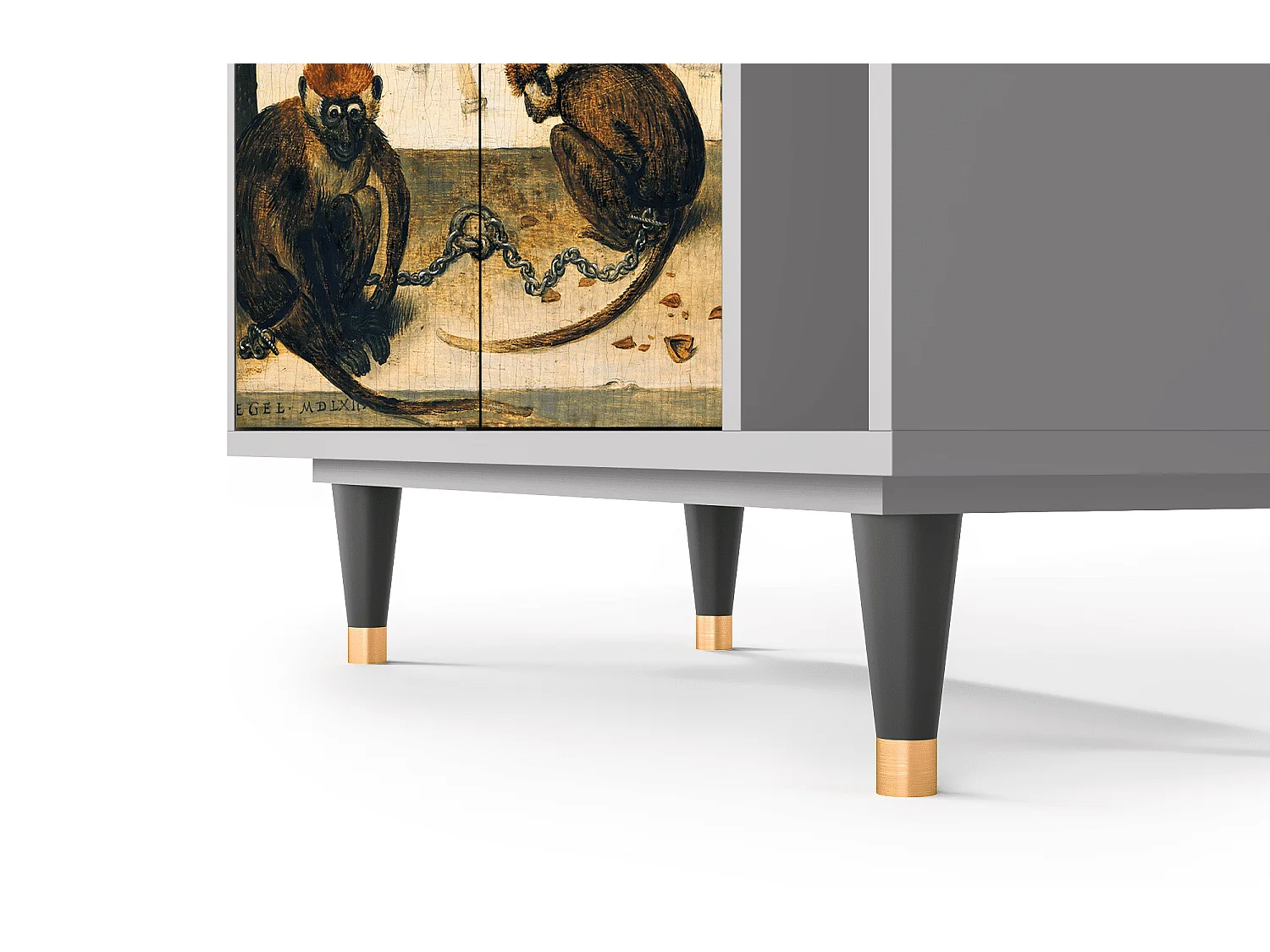 Buffet - 96х110х41 cm - BS6 - Two Monkeys, Gris