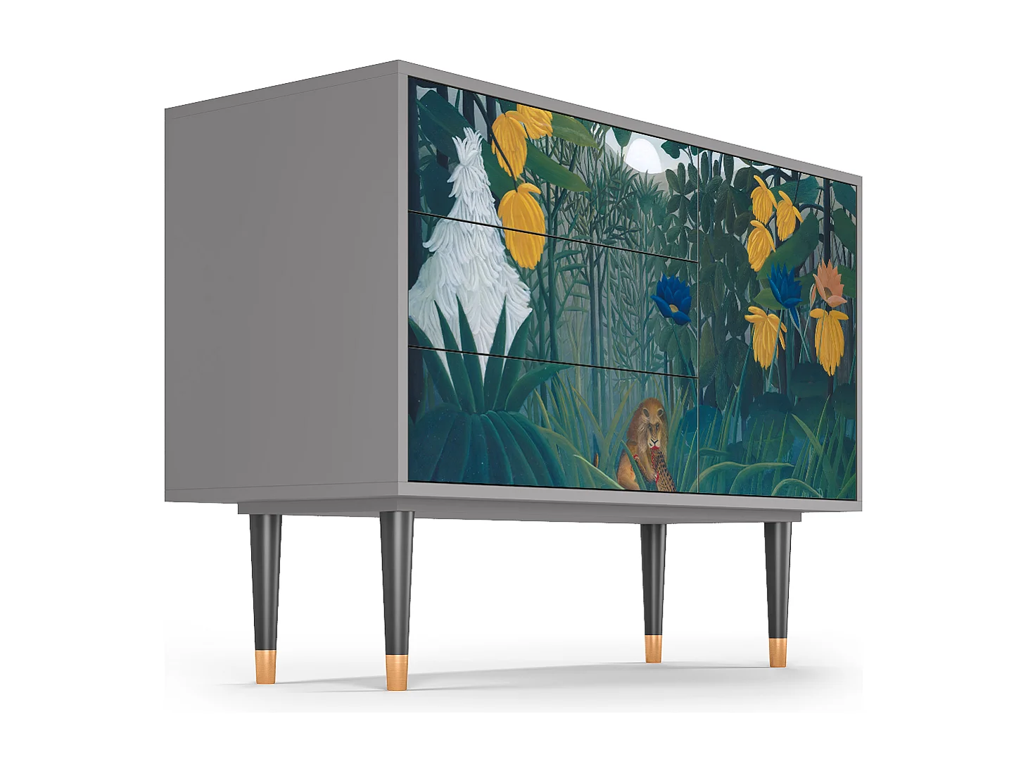 Credenza - 115х84х41 cm - S3 - The Repast of the Lion, Grigio