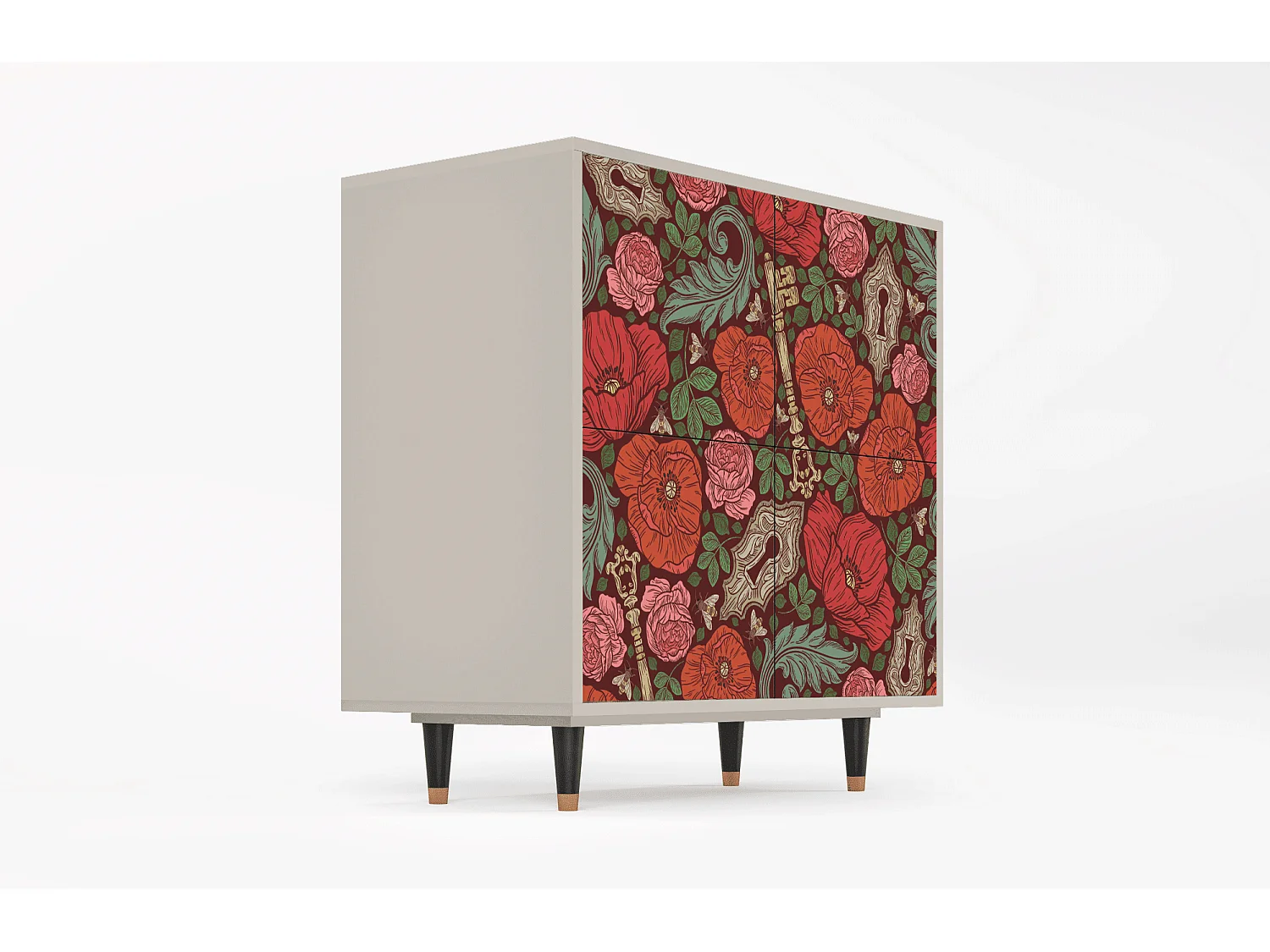 Buffet - 94x96x48 cm - BS3 - Poppy Garden, Sable