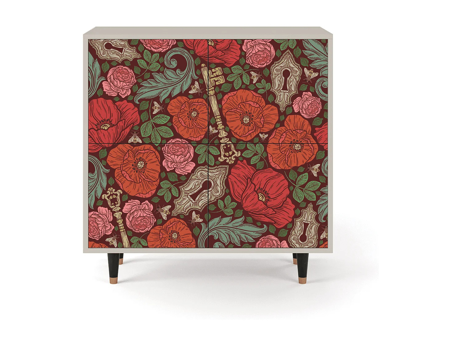 Buffet - 94x96x48 cm - BS3 - Poppy Garden, Sable