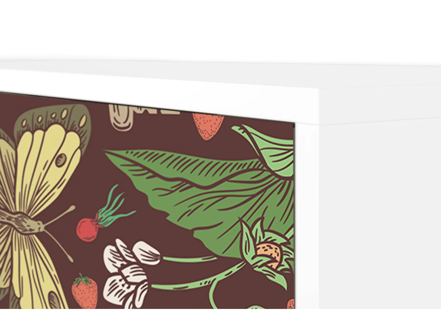 Aparador - 115х84х41 cm - S3 - Alice in Wonderland, Branco