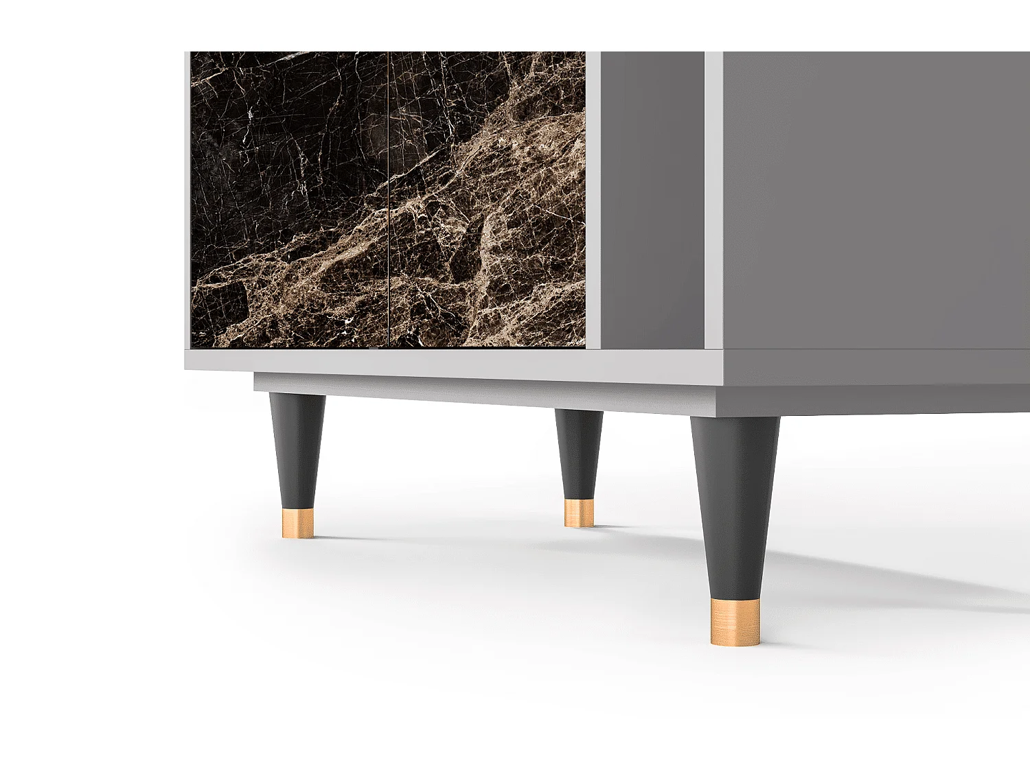 Aparador - 96х110х41 cm - BS6 - Night Abyss, Cinza